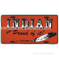 personalized indian vehicle license plate